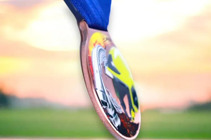 Medaile MDLMIDM21 | Hasiči Barva: zlato, Stuha: ST9