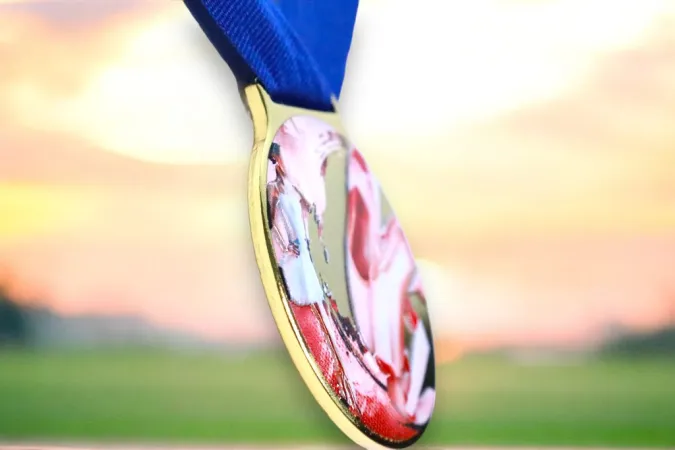 Medaile MDLMIDM22 | Balet Barva: stříbro, Stuha: ST4