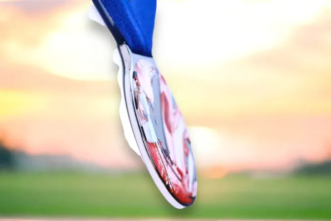 Medaile MDLMIDM22 | Balet Barva: stříbro, Stuha: ST4