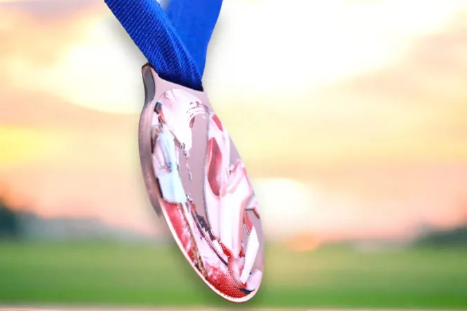 Medaile MDLMIDM22 | Balet Barva: stříbro, Stuha: ST4