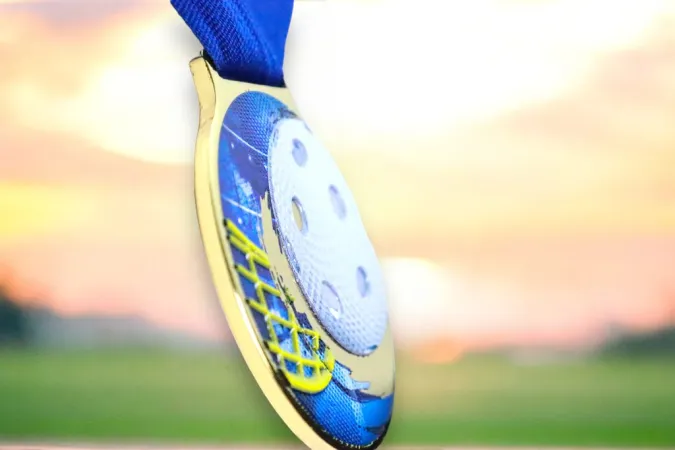 Medaile MDLMIDM23 | Florbal Barva: bronz, Stuha: ST12