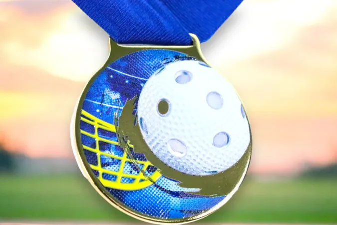 Medaile MDLMIDM23 | Florbal Barva: bronz, Stuha: ST12