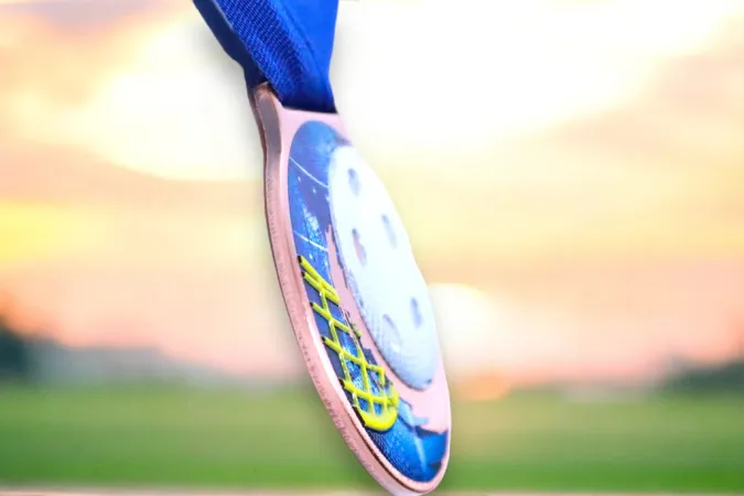 Medaile MDLMIDM23 | Florbal Barva: bronz, Stuha: ST12