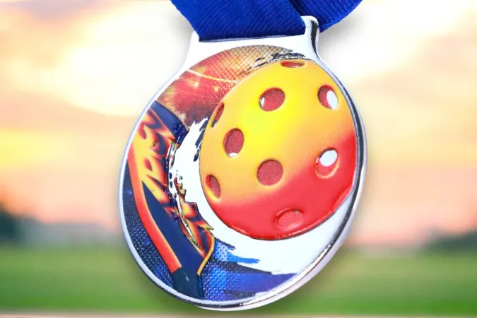 Medaile MDLMIDM24 | Piklebal Barva: stříbro, Stuha: ST2