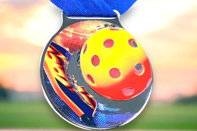 Medaile MDLMIDM24 | Piklebal Barva: stříbro, Stuha: ST2