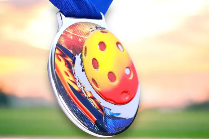 Medaile MDLMIDM24 | Piklebal Barva: stříbro, Stuha: ST2