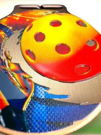 Medaile MDLMIDM24 | Piklebal Barva: stříbro, Stuha: ST2