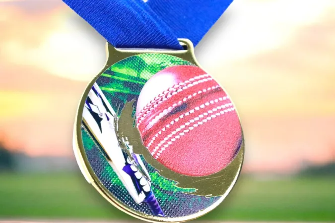 Medaile MDLMIDM25 | Cricket Barva: bronz, Stuha: ST2