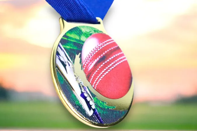 Medaile MDLMIDM25 | Cricket Barva: bronz, Stuha: ST2