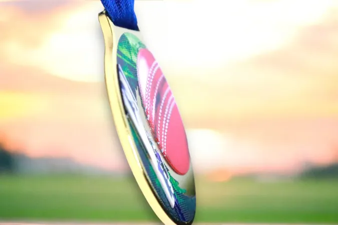 Medaile MDLMIDM25 | Cricket Barva: bronz, Stuha: ST2