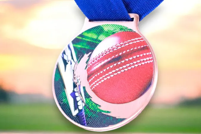 Medaile MDLMIDM25 | Cricket Barva: bronz, Stuha: ST2