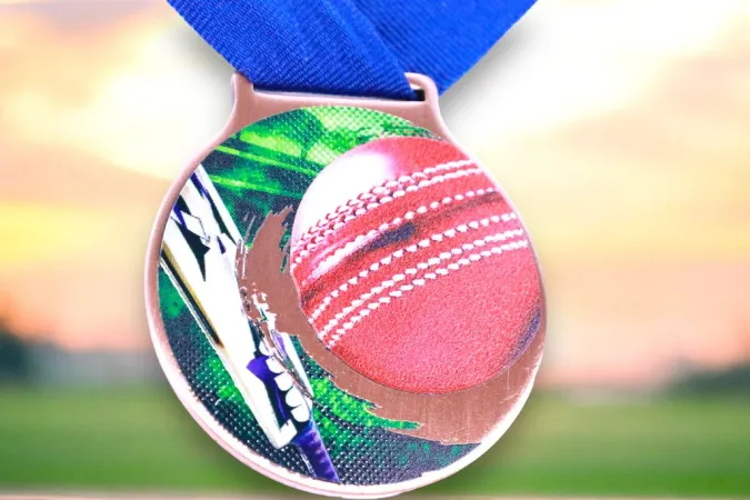 Medaile MDLMIDM25 | Cricket Barva: bronz, Stuha: ST2