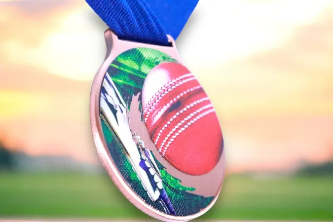 Medaile MDLMIDM25 | Cricket Barva: bronz, Stuha: ST2