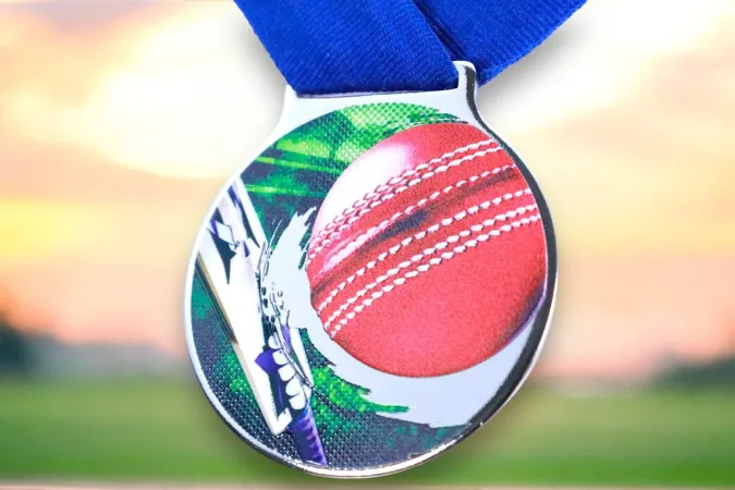 Medaile MDLMIDM25 | Cricket Barva: bronz, Stuha: ST2