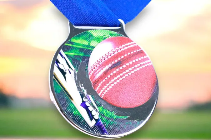 Medaile MDLMIDM25 | Cricket Barva: bronz, Stuha: ST2