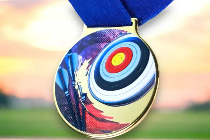 Medaile MDLMIDM26 | Lukostřelba Barva: stříbro, Stuha: ST10