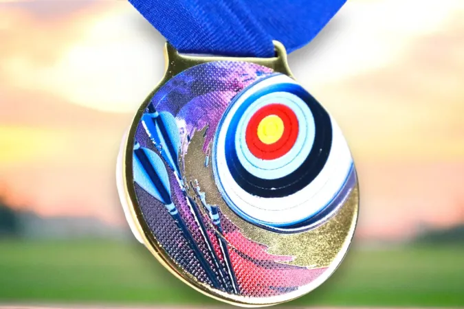 Medaile MDLMIDM26 | Lukostřelba Barva: stříbro, Stuha: ST10