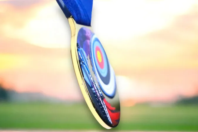 Medaile MDLMIDM26 | Lukostřelba Barva: stříbro, Stuha: ST10