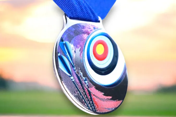 Medaile MDLMIDM26 | Lukostřelba Barva: stříbro, Stuha: ST10