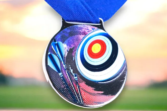 Medaile MDLMIDM26 | Lukostřelba Barva: stříbro, Stuha: ST10