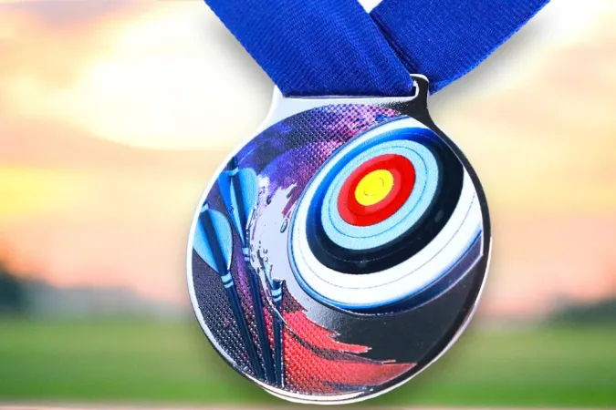 Medaile MDLMIDM26 | Lukostřelba Barva: stříbro, Stuha: ST10