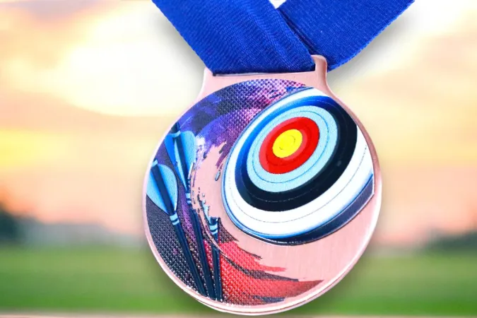 Medaile MDLMIDM26 | Lukostřelba Barva: stříbro, Stuha: ST10