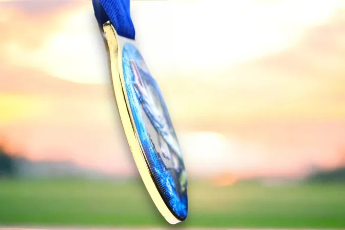 Medaile MDLMIDM27 | Rybaření Barva: stříbro, Stuha: ST17