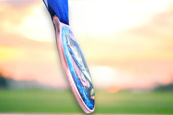 Medaile MDLMIDM27 | Rybaření Barva: stříbro, Stuha: ST17