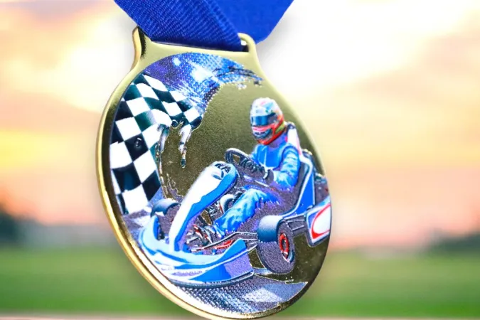 Medaile MDLMIDM29 | Motosport Barva: bronz, Stuha: ST5