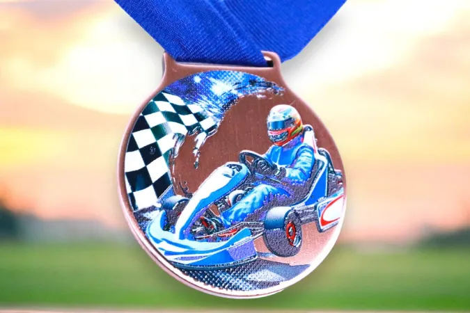 Medaile MDLMIDM29 | Motosport Barva: bronz, Stuha: ST5