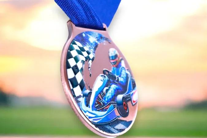 Medaile MDLMIDM29 | Motosport Barva: bronz, Stuha: ST5