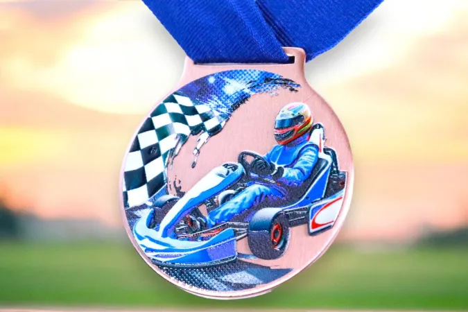 Medaile MDLMIDM29 | Motosport Barva: bronz, Stuha: ST5