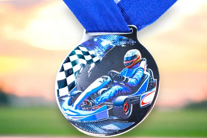 Medaile MDLMIDM29 | Motosport Barva: bronz, Stuha: ST5