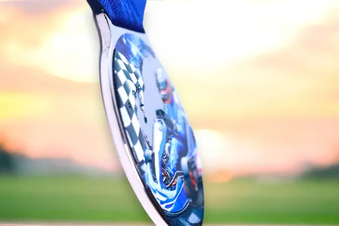 Medaile MDLMIDM29 | Motosport Barva: bronz, Stuha: ST5