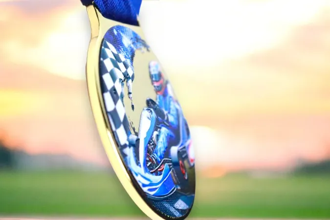 Medaile MDLMIDM29 | Motosport Barva: bronz, Stuha: ST5