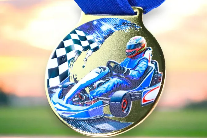 Medaile MDLMIDM29 | Motosport Barva: bronz, Stuha: ST5