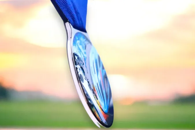 Medaile MDLMIDM30 | Cyklistika Barva: zlato, Stuha: ST5