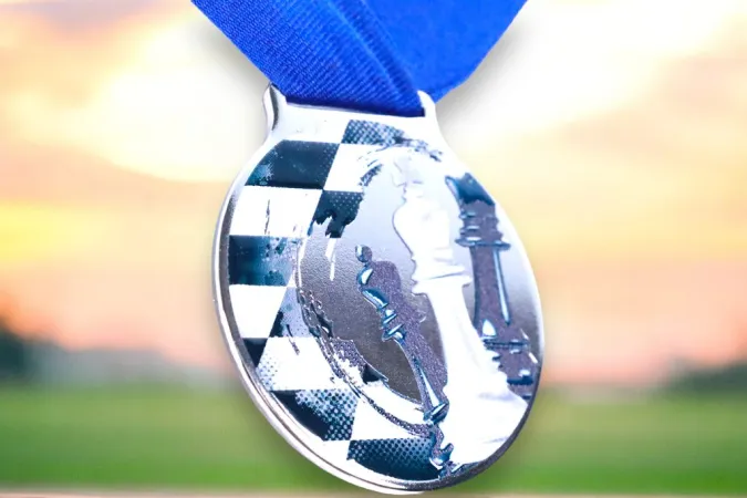 Medaile MDLMIDM33 | Šachy Barva: bronz, Stuha: ST14