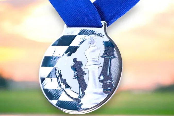 Medaile MDLMIDM33 | Šachy Barva: bronz, Stuha: ST14