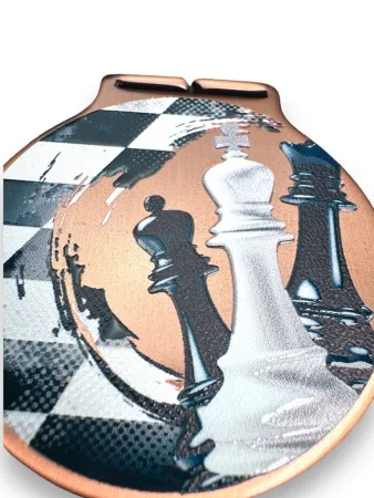 Medaile MDLMIDM33 | Šachy Barva: bronz, Stuha: ST14