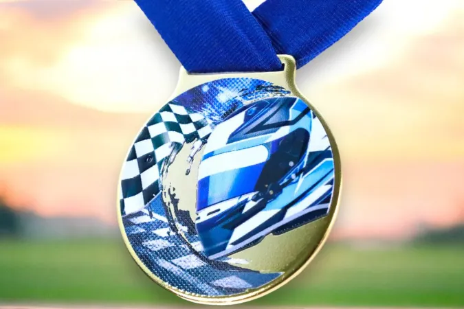 Medaile MDLMIDM34 | Motorsport Barva: bronz, Stuha: ST1