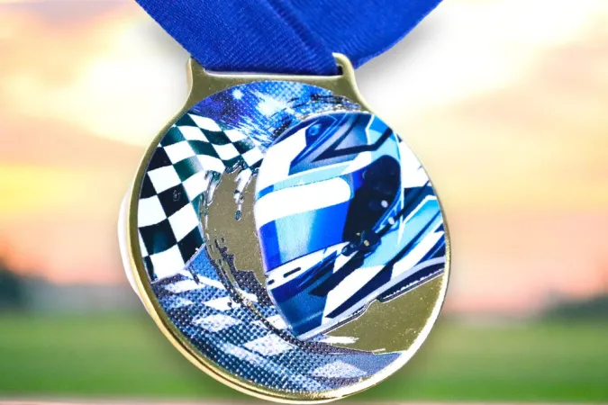 Medaile MDLMIDM34 | Motorsport Barva: bronz, Stuha: ST1