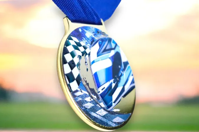 Medaile MDLMIDM34 | Motorsport Barva: bronz, Stuha: ST1