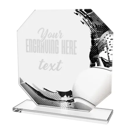 Skleněná trofej CR2024302M42 | Padel Výška cm: 15, ZLATO