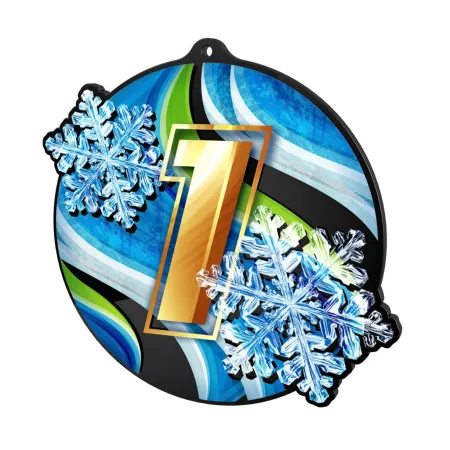 Akrylátová medaile MDABL M53 | Čísla Stuha: ST5, MD průměr: 6