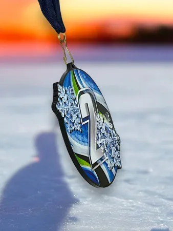 Akrylátová medaile MDABL M54 | Čísla Stuha: ST17, MD průměr: 6