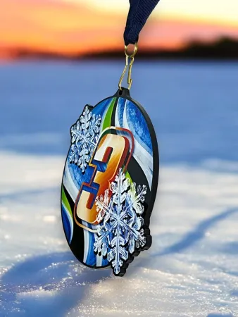 Akrylátová medaile MDABL M55 | Čísla Stuha: ST16, MD průměr: 8