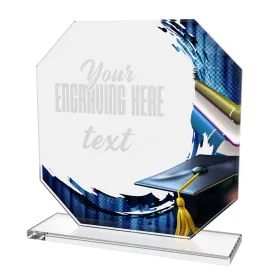 Skleněná trofej CR2024302M50 | Studium Výška cm: 15, BRONZ