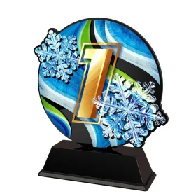 Akrylátová trofej FABM53 | Čísla Výška cm: 14