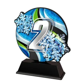 Akrylátová trofej FABM54 | Čísla Výška cm: 14